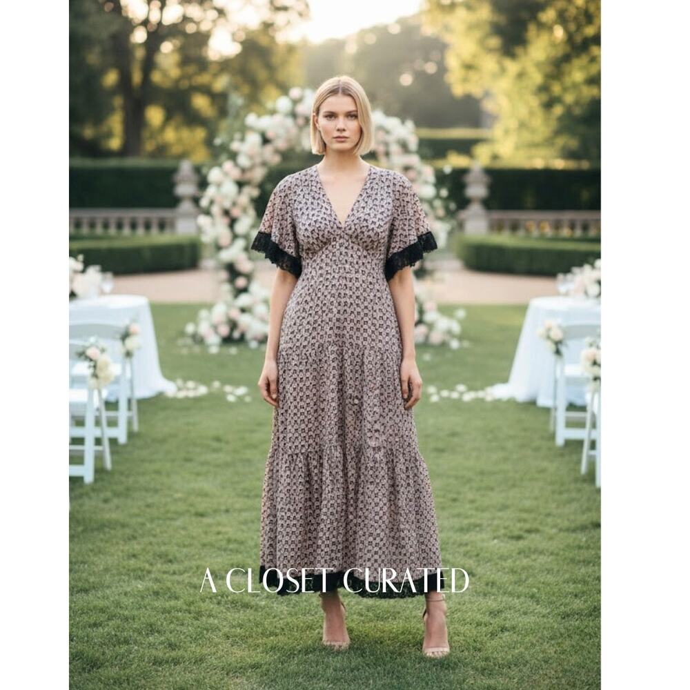 Marie Oliver Bernadette Maxi Dress Small NWT
